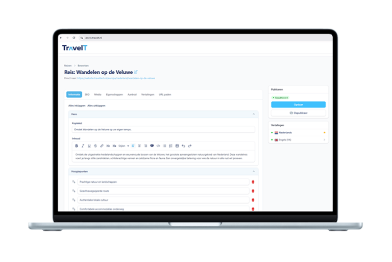 TravelT cms
